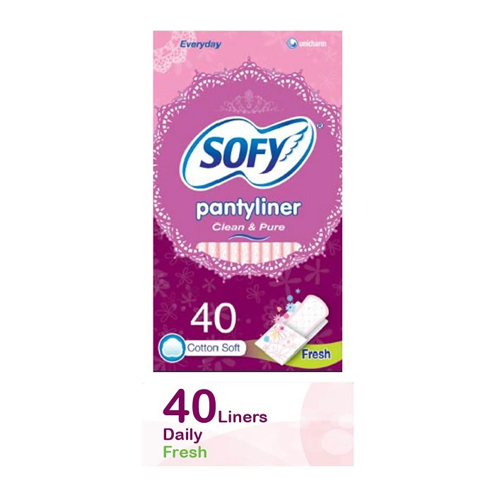 SOFY PANTYLINER FRESH 40 Pad 1 Pack