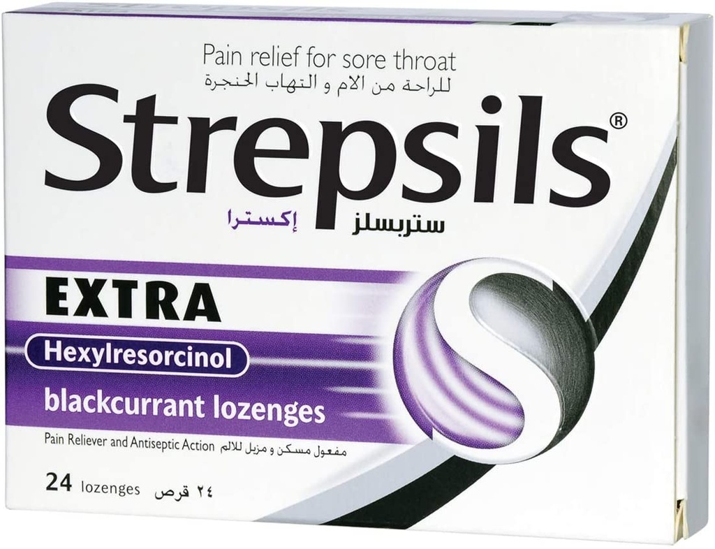 STREPSILS EXTRA 24 LOZENGES