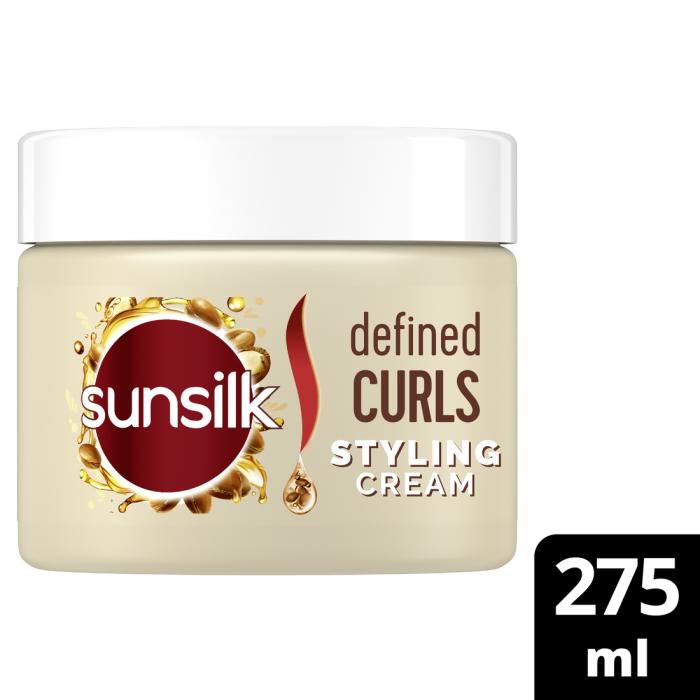 SUNSILK HAIR CREAM DEFINED CURLS ARGAN OIL 275 ML