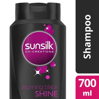 SUNSILK SHAMPOO STUNNING BLACK SHINE 700ML