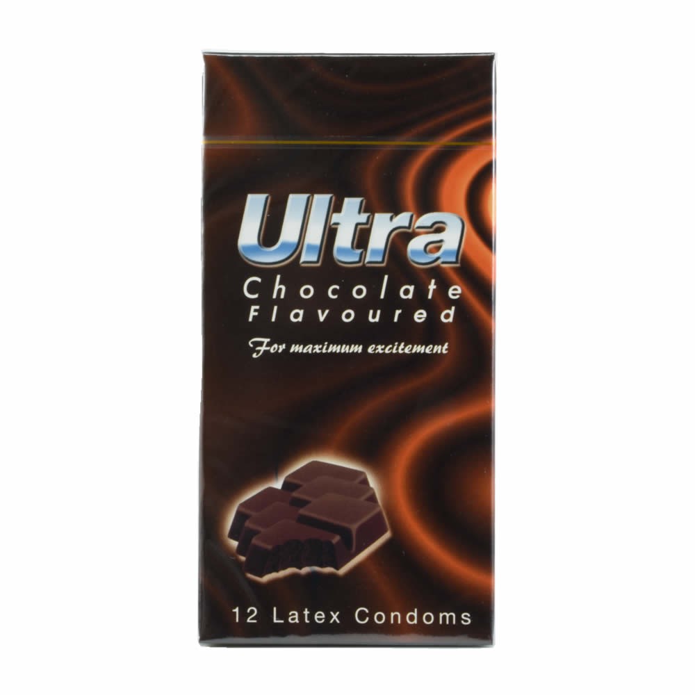 ULTRA  CHOCOLATE FLAVOURED CONDOM 12 PCS