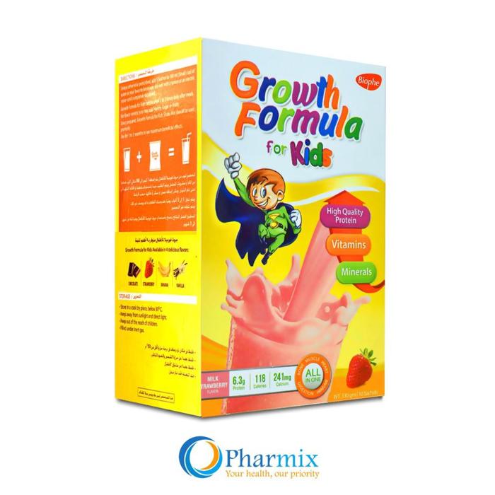 GROWTH FORMULA FOR KIDS STRAWBERRY 10 SACHETS