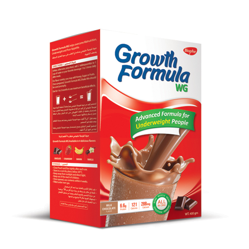 GROWTH FORMULA WG CHOCOLATE 10 SACHETS