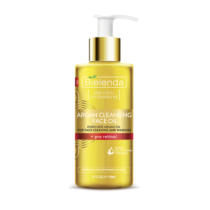 BIELENDA ARGAN CLEANSING FACE OIL + PRO RETINOL