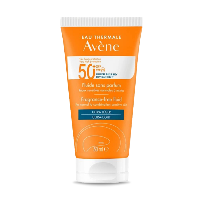 AVENE ULTRA LIGHT FRAGRANCE FREE FLUID SPF 50+