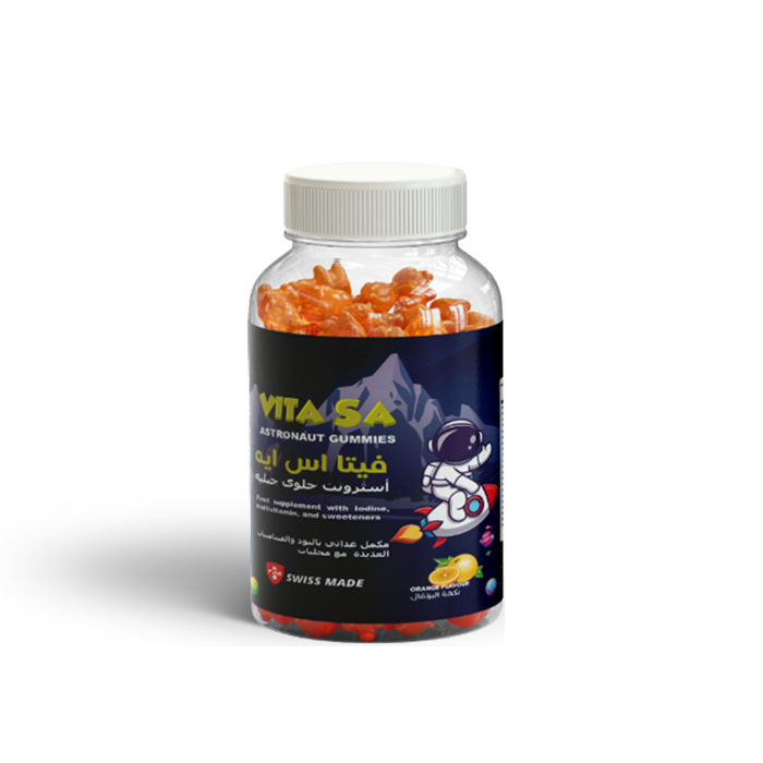 VITA SA ASTRONAUT GUMMIES 120G/60 ORANGE FLAVOR