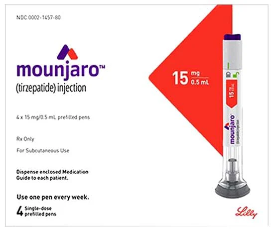 MOUNJARO 15 MG / 0.5 MG 4 PRE-FILLED PEN