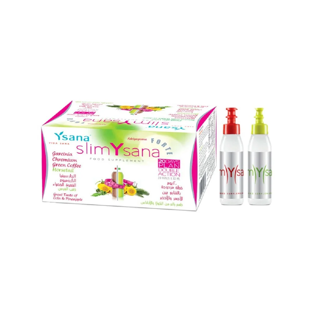 SLIMYSANA FORTE DOUBLE ACTION VIALS 20*10 ML