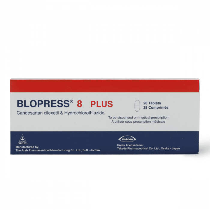 BLOPRESS 8 PLUS 28 TAB