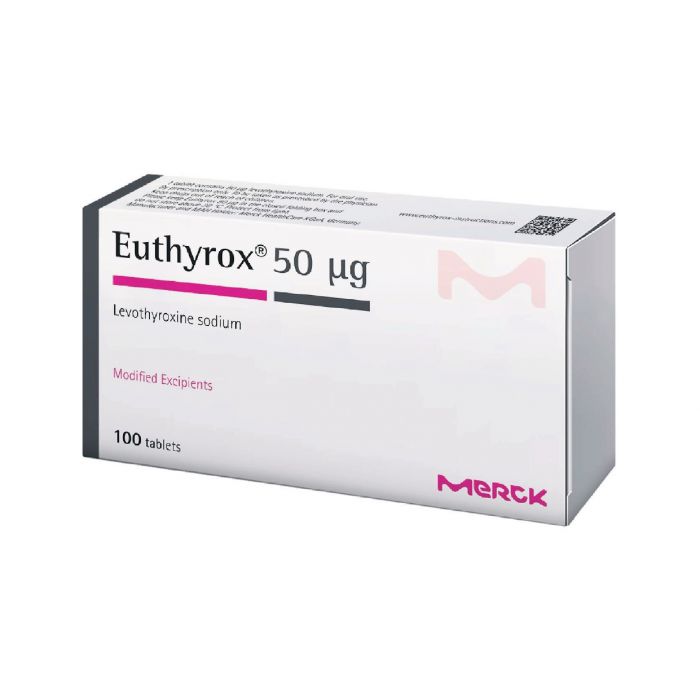 EUTHYROX 50 MCG 100 TAB