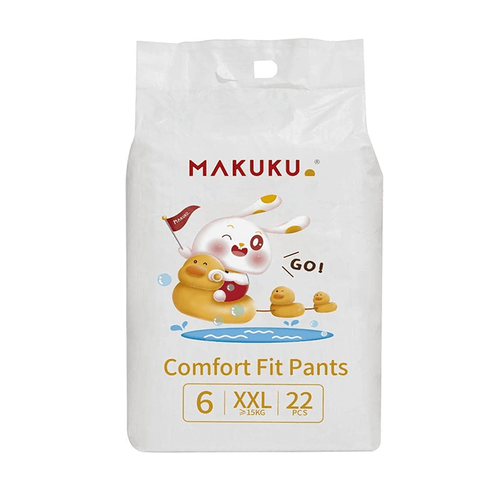 MAKUKU COMFORT FIT PANTS NO-6 XXL (15 KG) 22 DIAPERS 8987