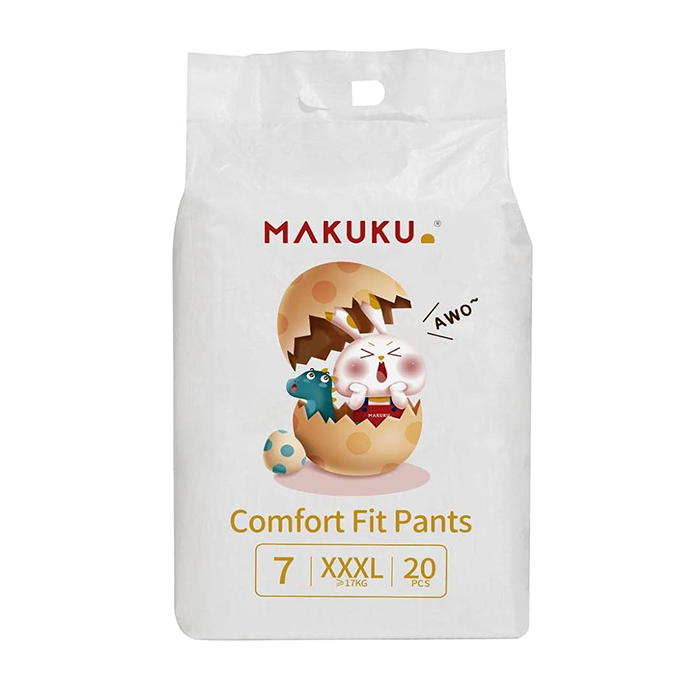 MAKUKU COMFORT FIT PANTS NO-7 XXXL (17 KG) 20 DIAPERS 9007