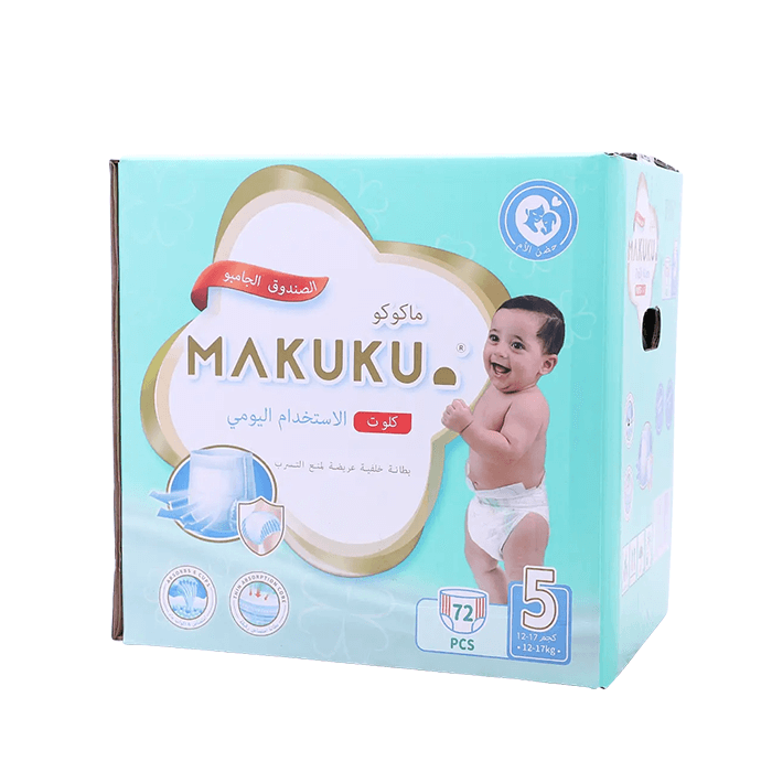 MAKUKU DAILY CARE PANTS NO 5 XL (12-17KG)72 BOX 0517