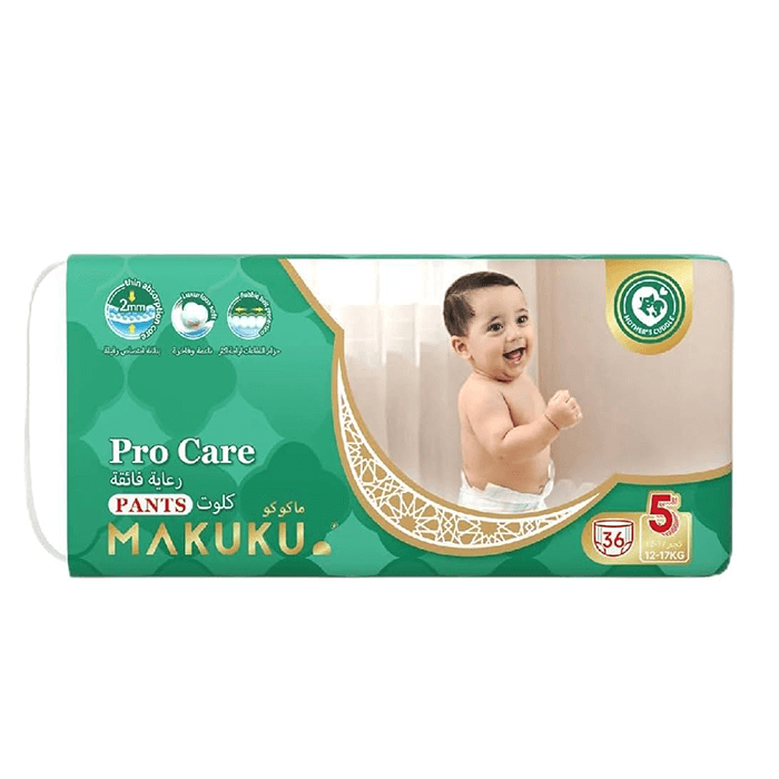 MAKUKU PRO CARE PANTS NO 5 XL (12-17KG)36 DIAPER 9854