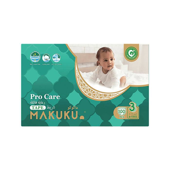 MAKUKU PRO CARE TAPE NO 3 M (6-11KG)100 BOX 9908