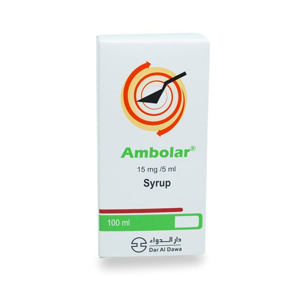 AMBOLAR 15 MG/5 ML SYRUP 100 ML