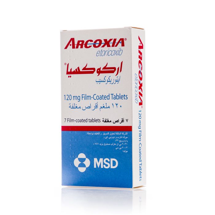 ARCOXIA 120MG 7 TAB