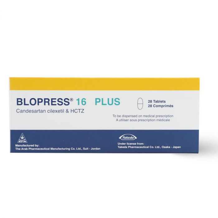 BLOPRESS 16 MG 28 TABLETS