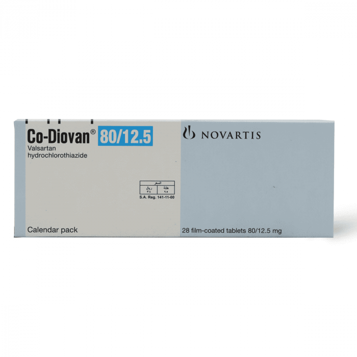 CO-DIOVAN 80 MG/12.5 MG 28 TAB