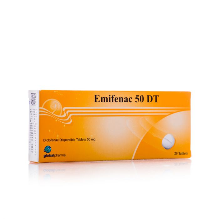 EMIFENAC 50 MG DISPERSABLE 20 TAB