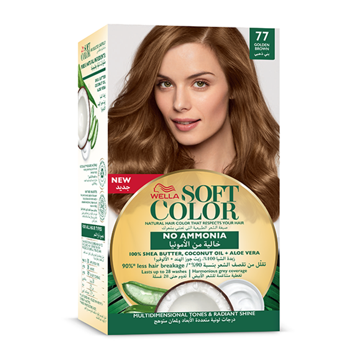 WELLA SOFT COLOR GOLDEN BROWN 77