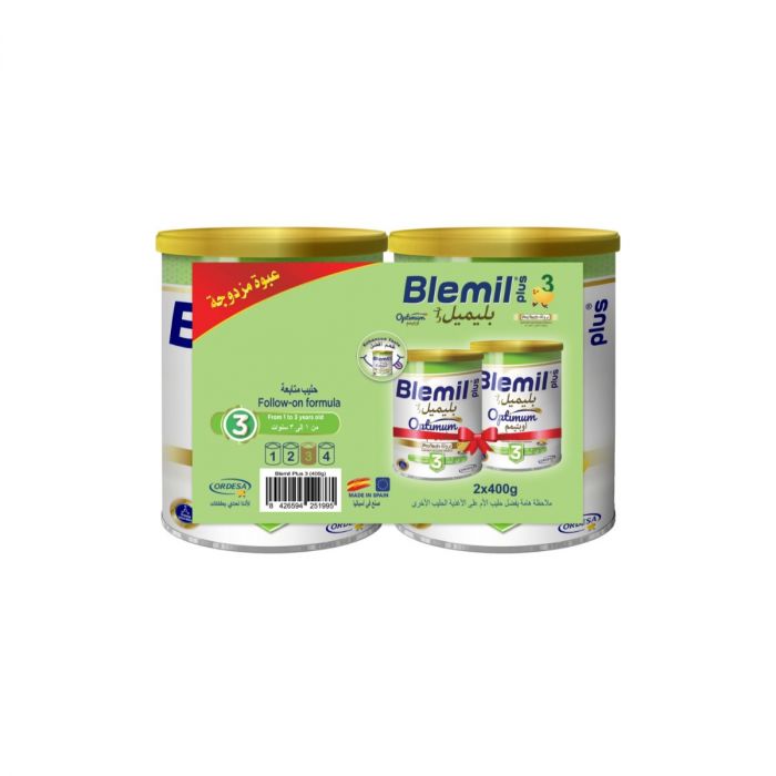 BLEMIL PLUS OPTIUM  NO 3 MILK 400 GM TWIN PACK