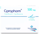 CIPROPHARM 500 MG 10 TAB