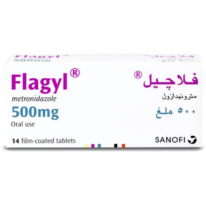 FLAGYL 500 MG SCORED 14 TABS