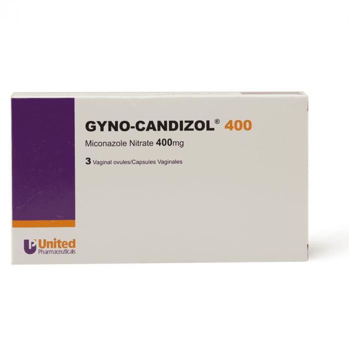 GYNO-CANDIZOLE 400 MG 3 VAGINAL OVULES