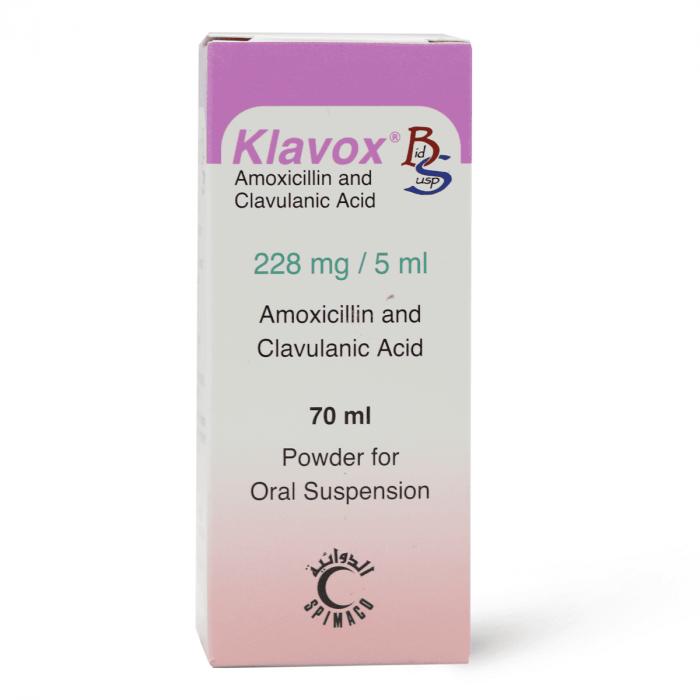 KLAVOX 228MG¥5ML SUSP 70 ML