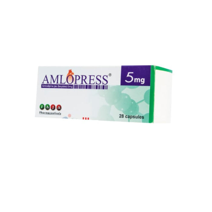 AMLOPRESS 5 MG 28CAP