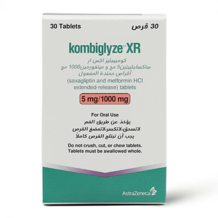 KOMBIGLYZE XR 5 MG / 1000 MG 30 TAB
