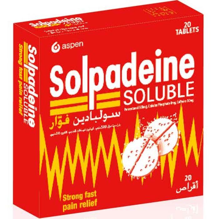 SOLPADEINE SOLUBLE 20 TAB