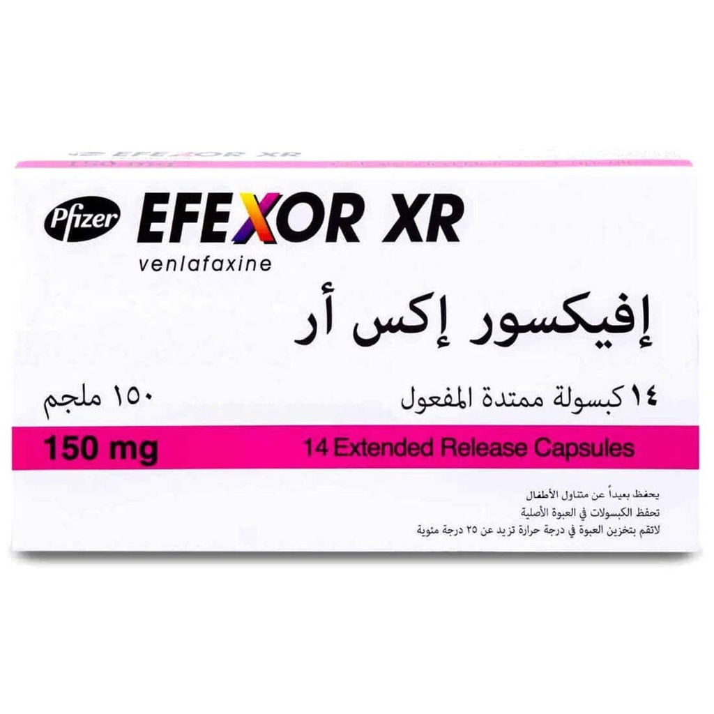 EFEXOR XR 150 MG 14 CAP
