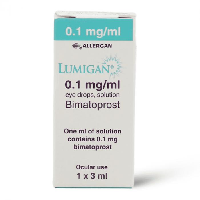 LUMIGAN 0.1 MG / ML EYE DROPS 3 ML