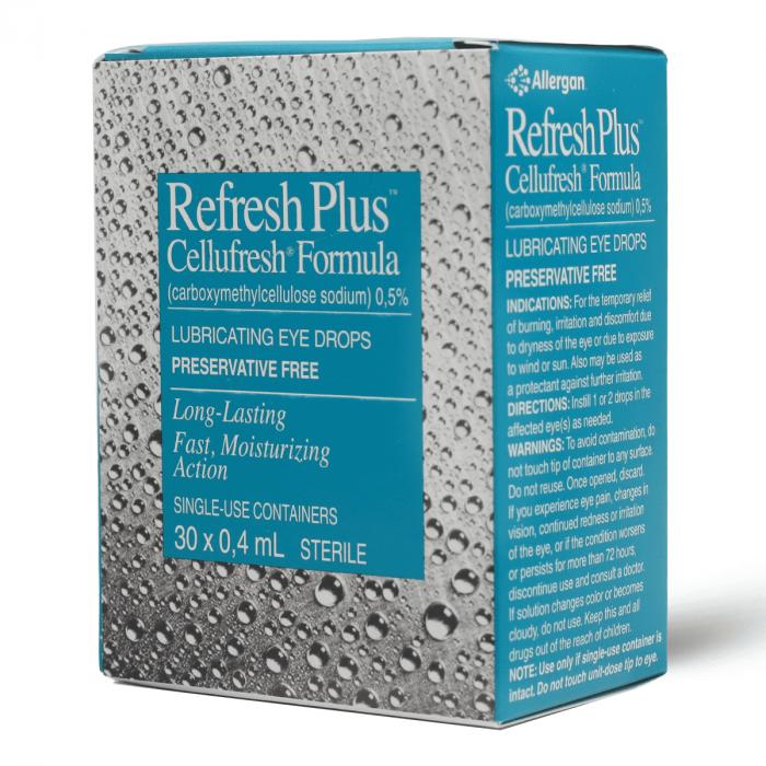 REFRESH PLUS 0.5 %  EYE DROPS 30 UD * 0.4 ML