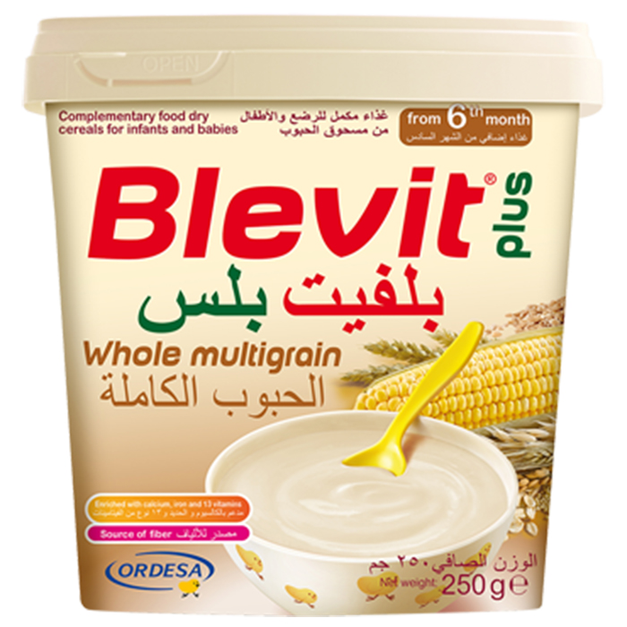 BLEVIT PLUS WHOLE MULTIGRAIN 250 GTM