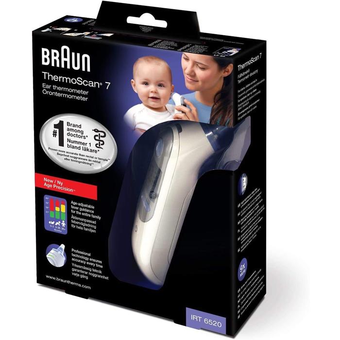 6520 BRAUN EAR THERMOMETER  ترمومتر أذن براون
