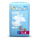 حفاضات بامبي رقم 4 عدد 13 حفاضة عبوة واحدة