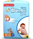 Bambi Diapers #5 74 Diaper  1 Pack