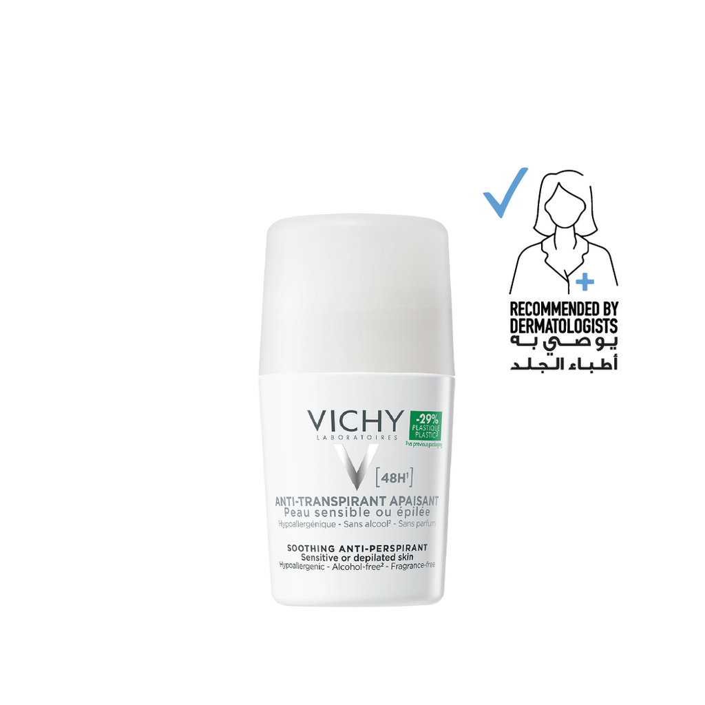 VICHY ANTI-PRESPIRANT DEO SENSITIVE ROLL ON 50 ML WHITE
