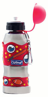 OPTIMAL BOTTLE STAINLESS STEEL OPB 2013 RED 450 ML