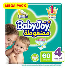 BABY JOY GIANT PACK NO4 LARGE 3 X 60/ 62 1 Pack