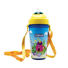 OPTIMAL BOTTLE STRAW OPB 2008 BLUE 350 ML