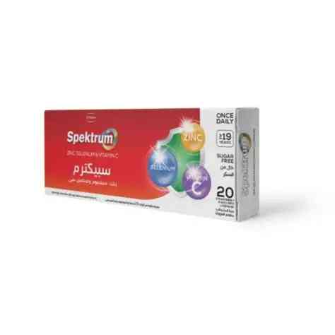 SPEKTRUM ZINC-SELENIUM-VTAMIN C 20 TAB
