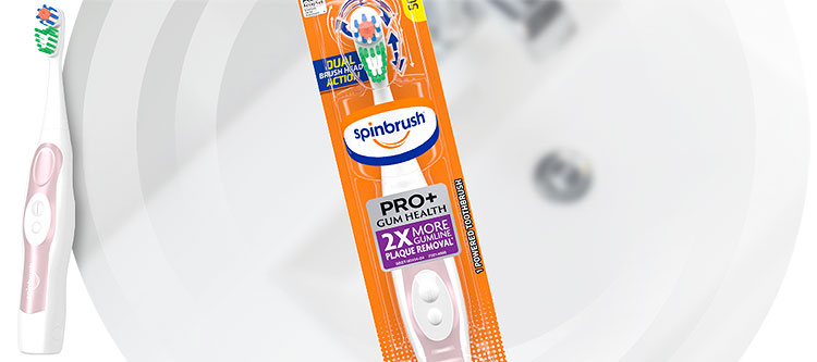 SPINBRUSH PRO+ GUM HEALTH SANTEDES GENCIVES 2X MORE/PLUS DE
