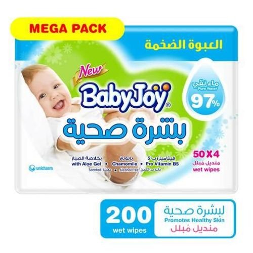 BABY JOY WIPS MEGA PACK 6 X 4 X 50 WIP