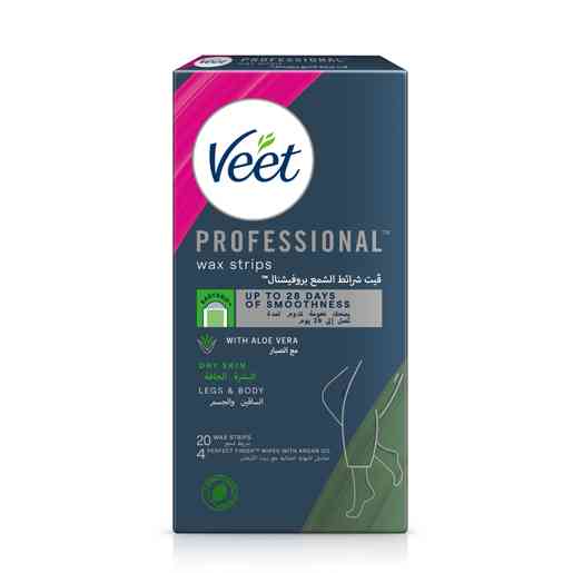 VEET WAX STRIPS DRY SKIN 20 PCS