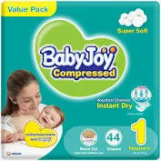 بيبي جوي رقم 2 صغير 4 × 44 حفاضة عبوة واحدة