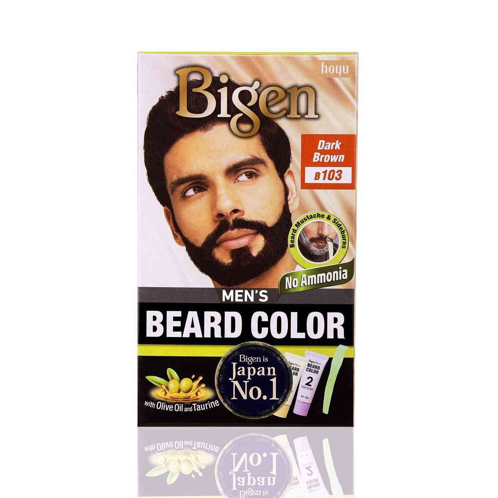 BIGEN BEARD DARK BROWN 103 B